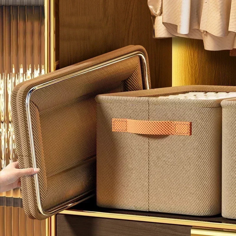 Wardrobe Organizer Box with Dividers – Drawer Storage for Underwear, Socks & Bras