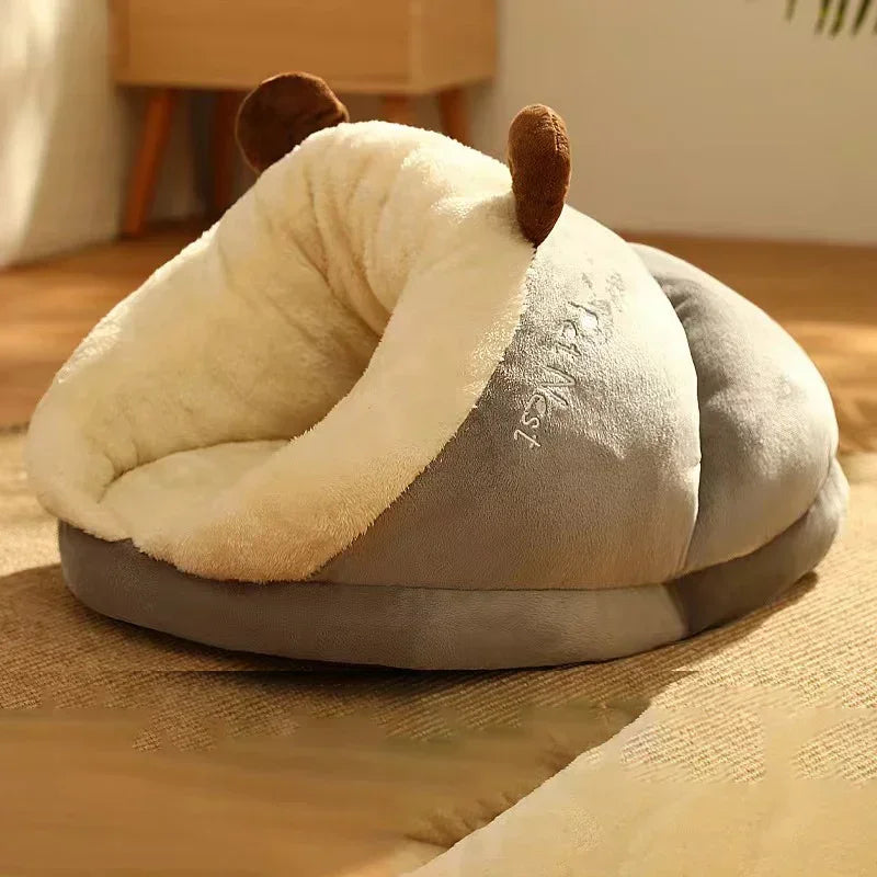 Cozy Cave Pet Bed | Warm Nest for Cats & Small Dogs