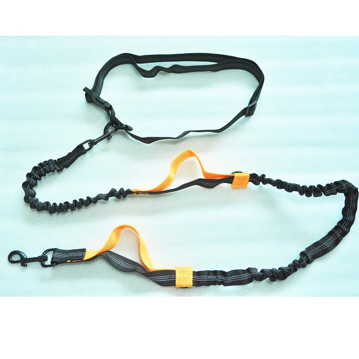 Reflective Hands-Free Running Dog Leash | Elastic Waist Leash