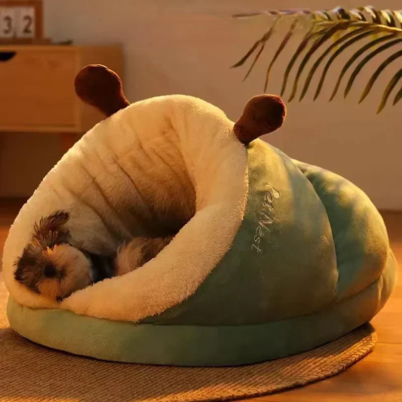 Cozy Cave Pet Bed | Warm Nest for Cats & Small Dogs