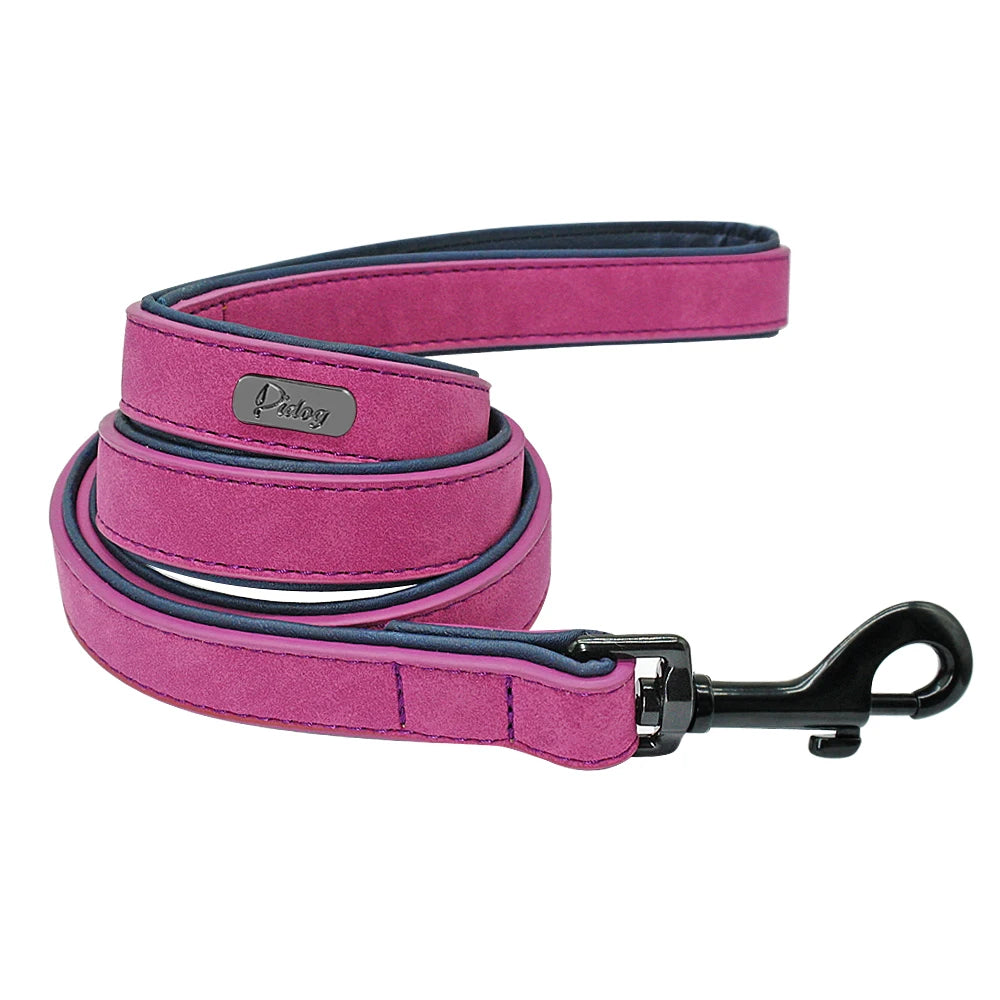 Padded Leather Dog Leash