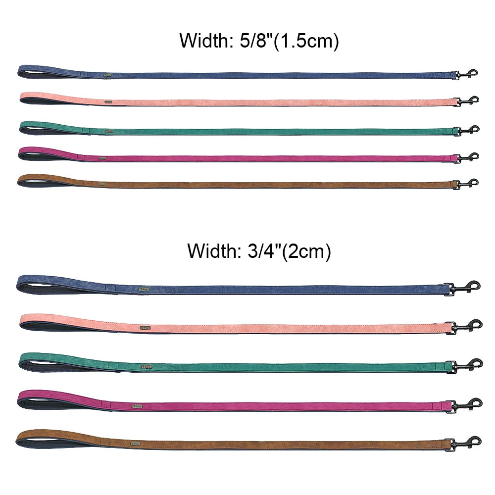 Padded Leather Dog Leash