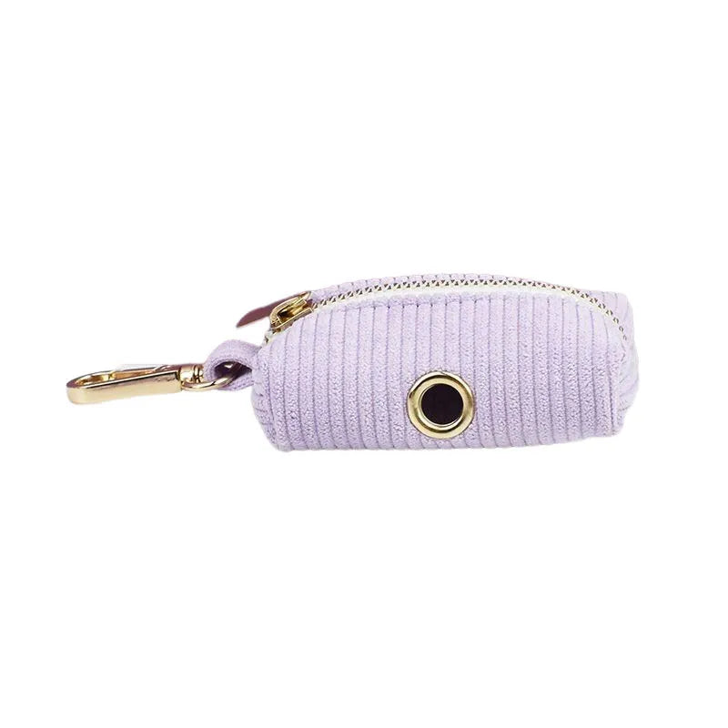 Light Purple Corduroy Dog Collar & Accessories Collection
