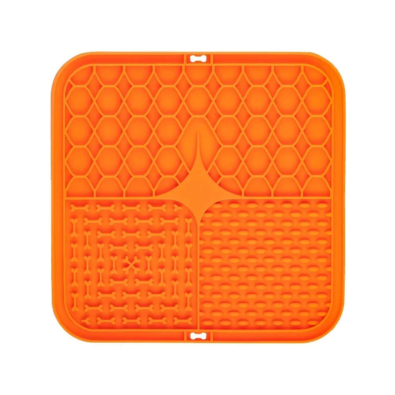 Dog Lick Mat – Silicone Slow Feeder for Feeding, Bath & Training