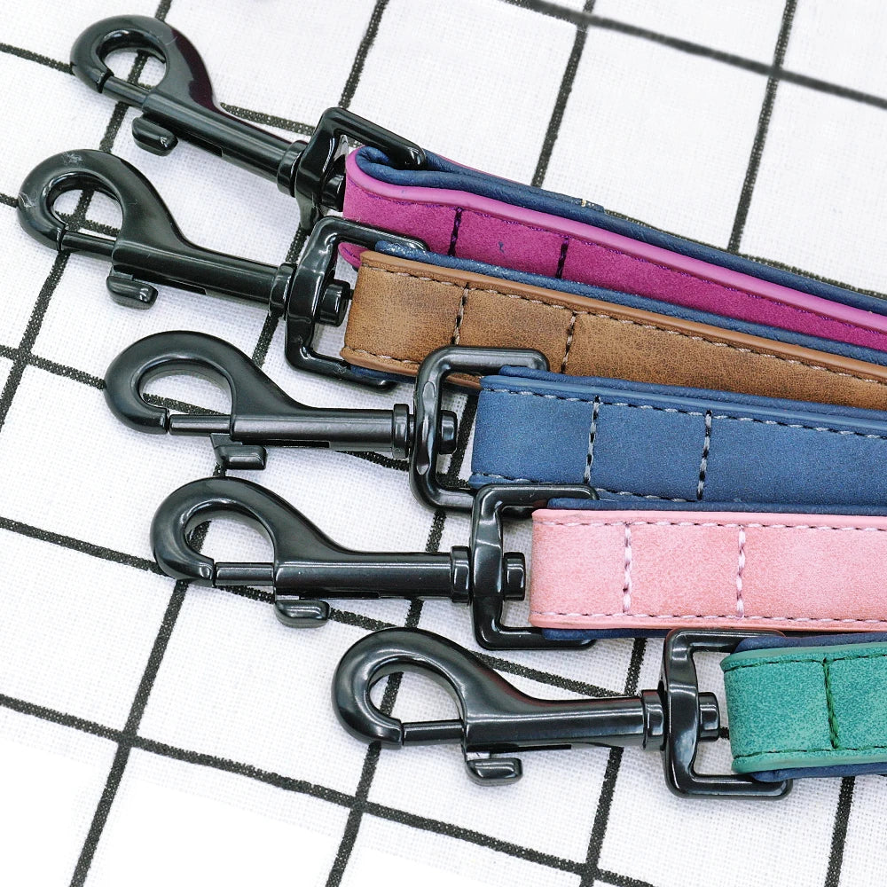 Padded Leather Dog Leash