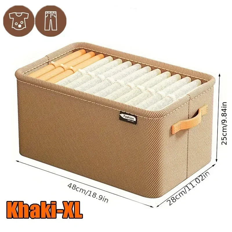 Wardrobe Organizer Box with Dividers – Drawer Storage for Underwear, Socks & Bras