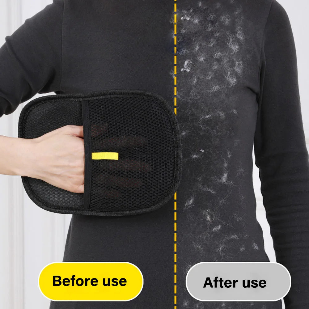 Pet Hair Removal Glove | Double-Sided Static Grooming Mitt