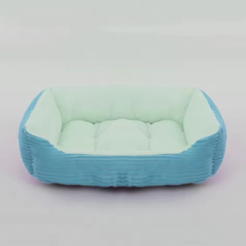 Square Plush Pet Sofa Bed | Dogs & Cats | XS–XXL