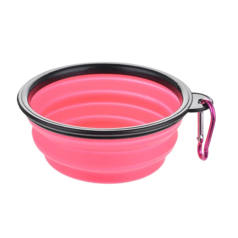 Portable Collapsible Pet Bowl – Silicone Travel Bowl for Cats & Dogs