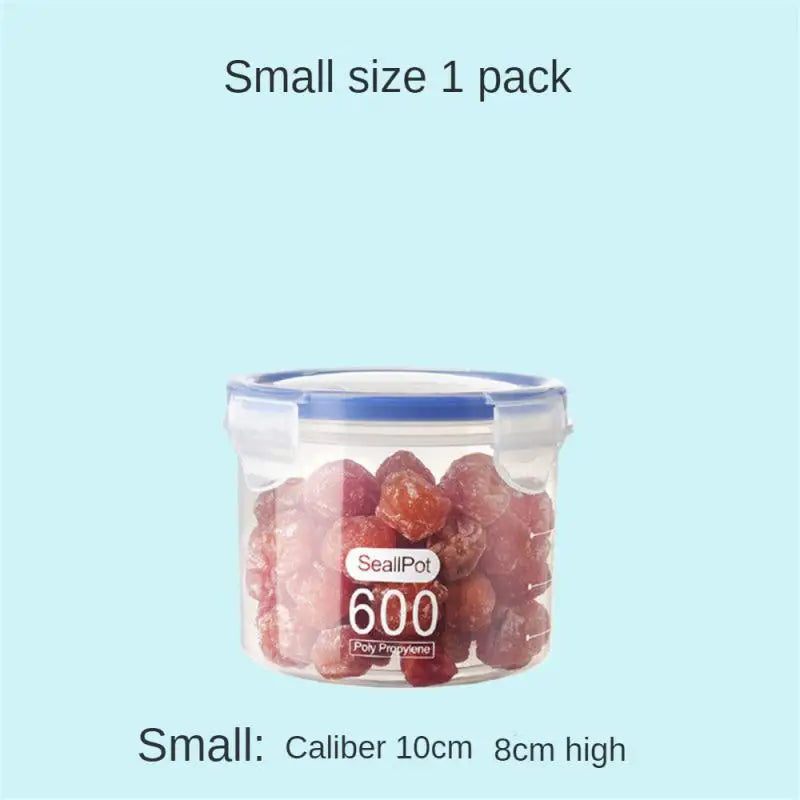 Clear Sealed Food Storage Canisters with Measuring Cup | Airtight Kitchen Containers for Grains, Rice & Pantry Staples