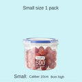 Clear Sealed Food Storage Canisters with Measuring Cup | Airtight Kitchen Containers for Grains, Rice & Pantry Staples