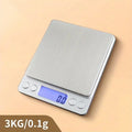 Stainless Steel Digital Kitchen Scale with LED Display