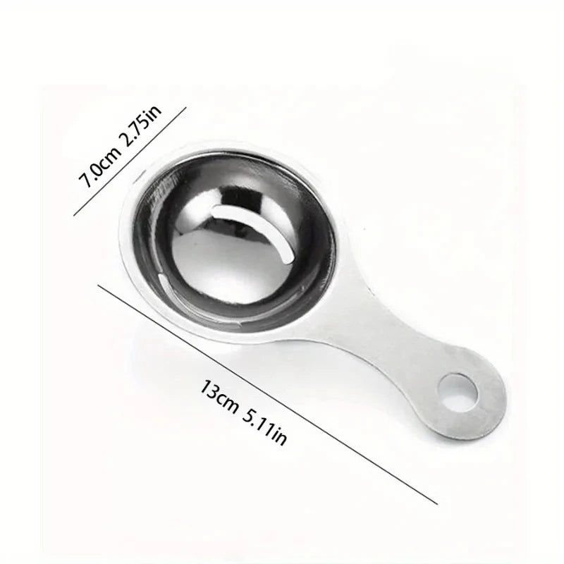 Stainless Steel Egg Separator – Precision Yolk & White Divider Tool