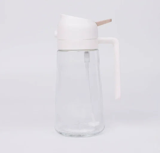 2-in-1 Glass Oil Dispenser & Spray Bottle