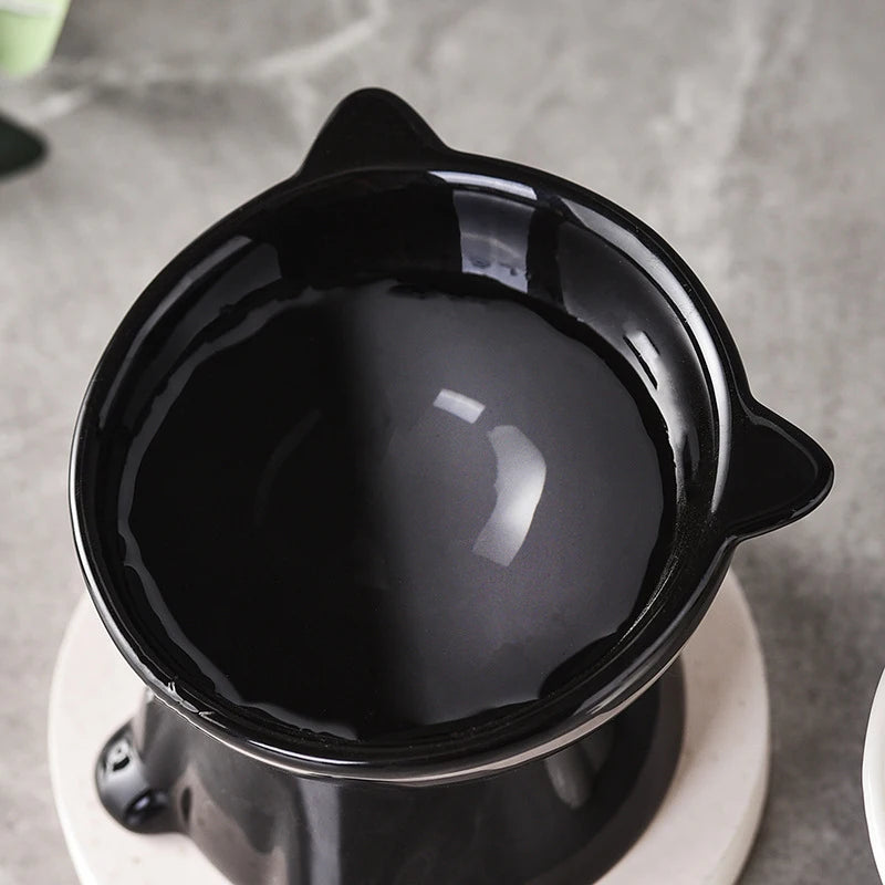Classic Pet Bowl | Cats & Dogs | Black & White