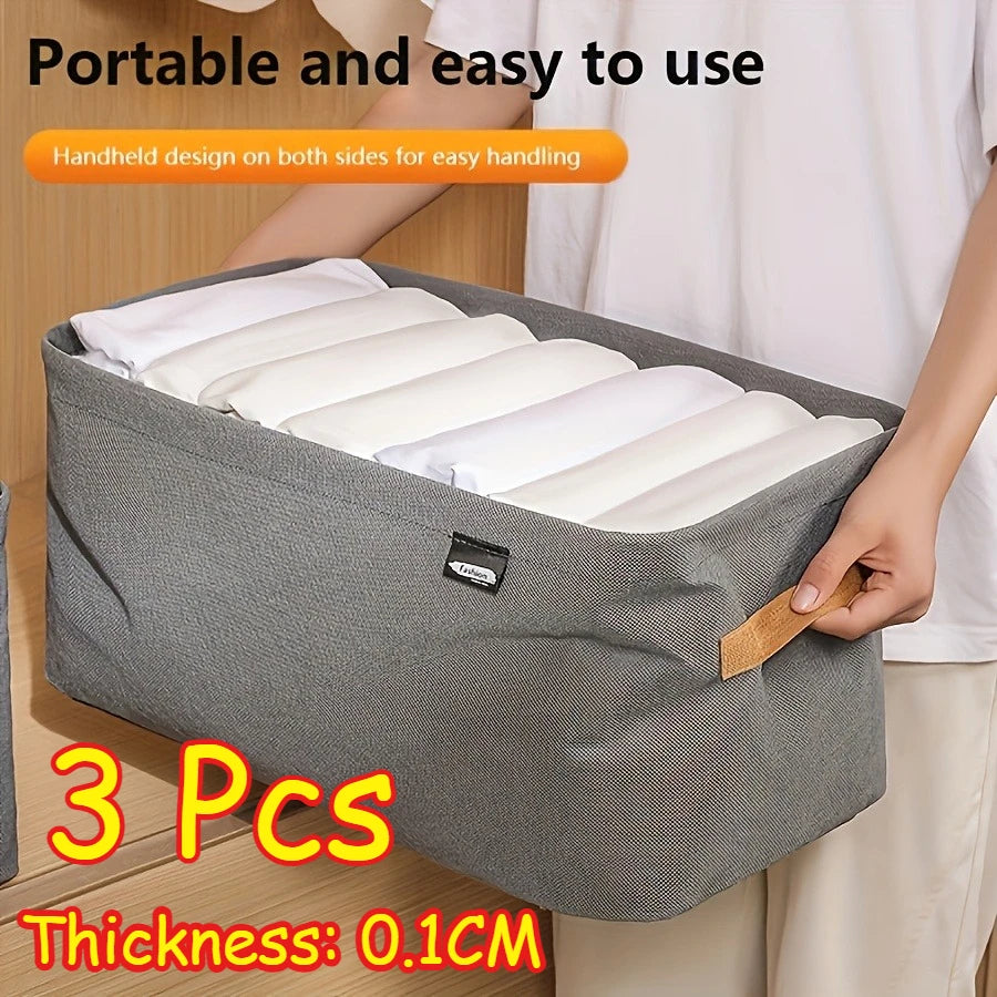 Wardrobe Organizer Box with Dividers – Drawer Storage for Underwear, Socks & Bras