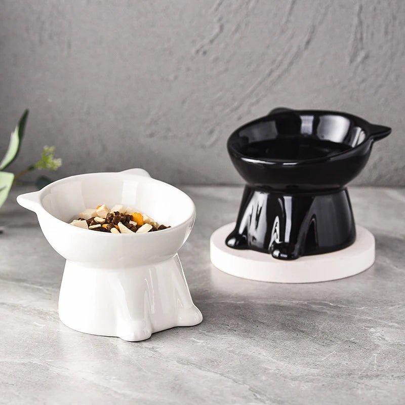 Classic Pet Bowl | Cats & Dogs | Black & White