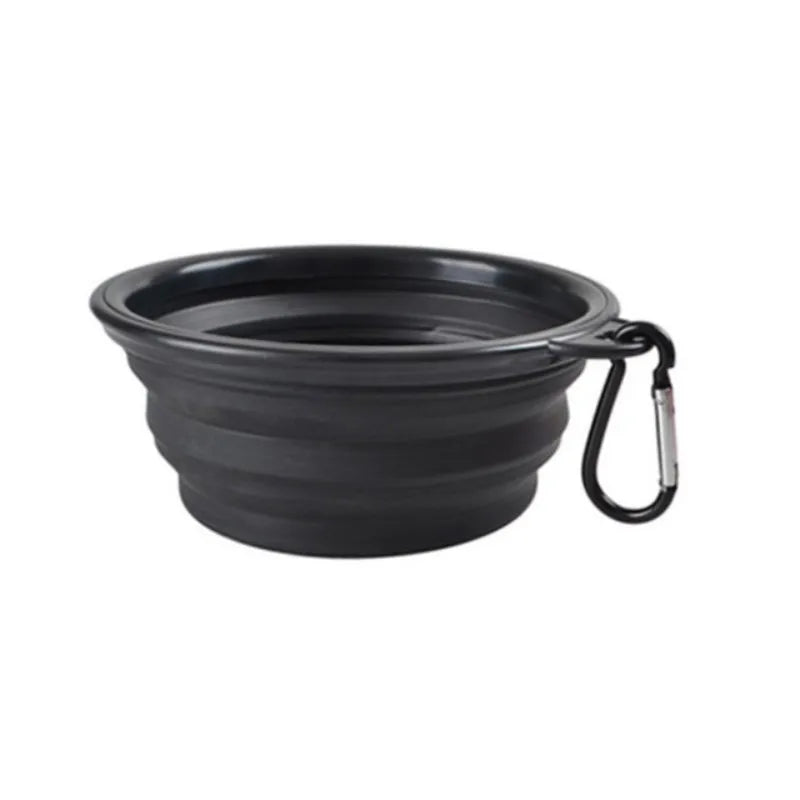 Portable Collapsible Pet Bowl – Silicone Travel Bowl for Cats & Dogs