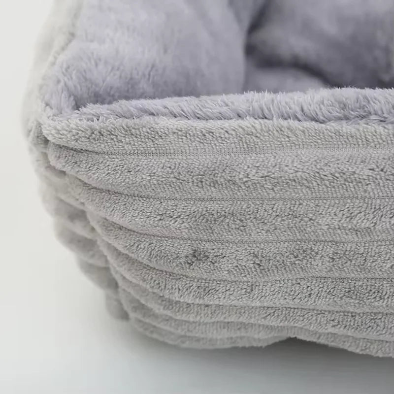Square Plush Pet Sofa Bed | Dogs & Cats | XS–XXL