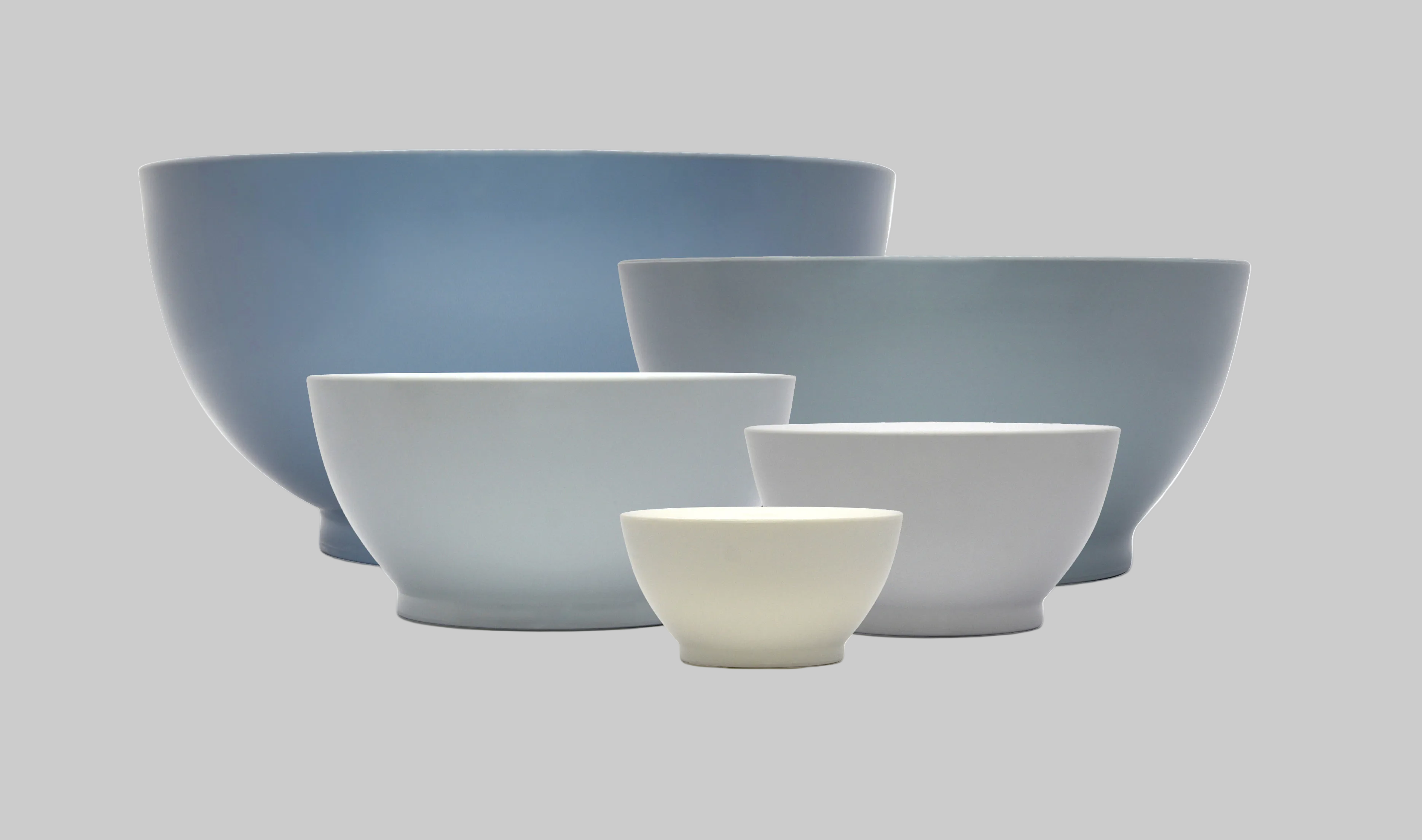 CaliBowl 5-Piece Mixing Bowl Set – No-Spill SmartLip® Design, Made in USA