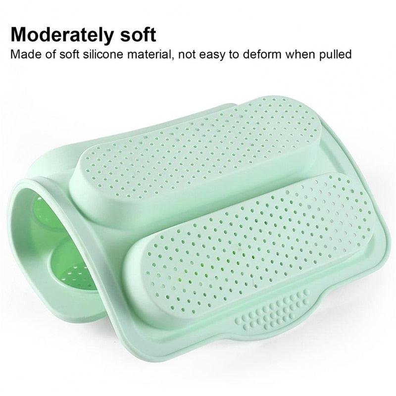 4-Grid Silicone Baguette & Bread Loaf Pan – Non-Stick Baking Mold