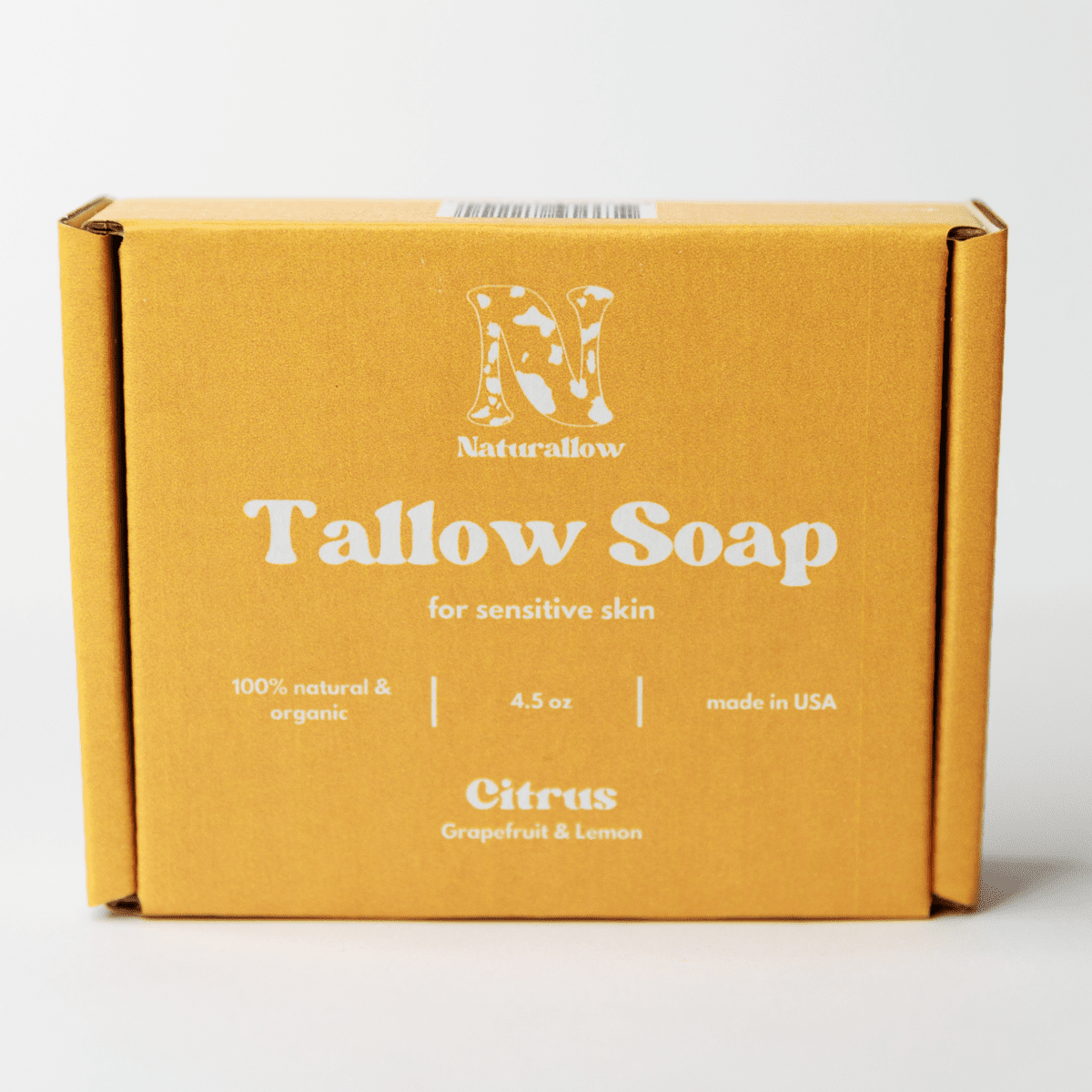 Grass-Fed Tallow Soap Bar | All-Natural, Sensitive Skin Safe — 4oz | 5 Scents