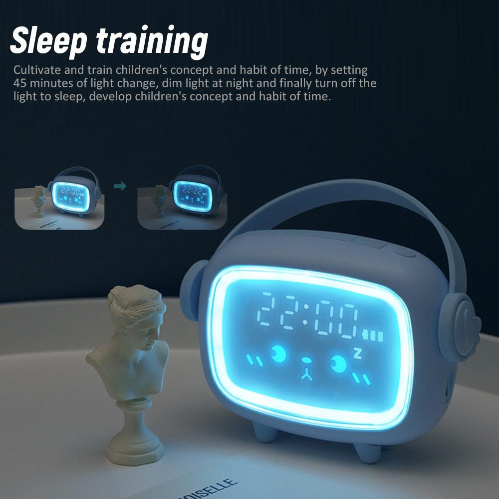 Kids Smart Night Light Alarm Clock – Sleep Trainer & Countdown Timer for Children