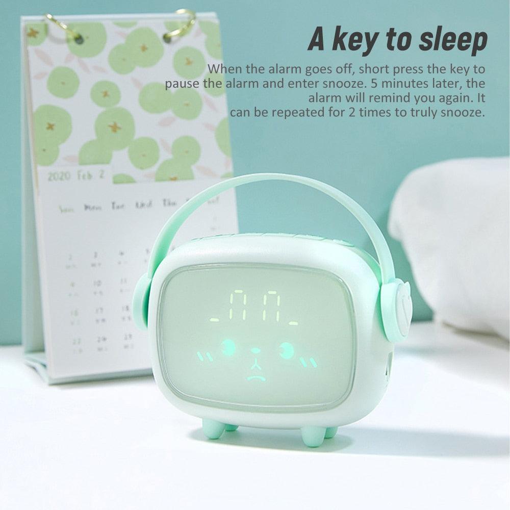 Kids Smart Night Light Alarm Clock – Sleep Trainer & Countdown Timer for Children