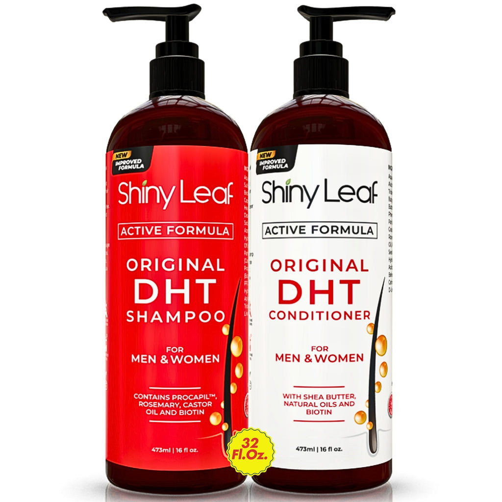 Thicker, Fuller Hair in Every Wash | DHT Blocker Set with Biotin & Rosemary (2 x 16 oz)