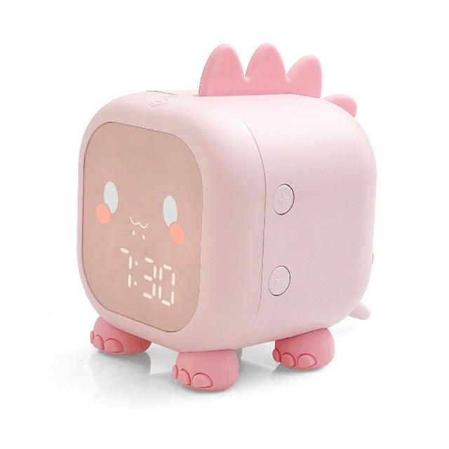 Dinosaur Kids Alarm Clock – Digital Night Light & Sleep Trainer for Children