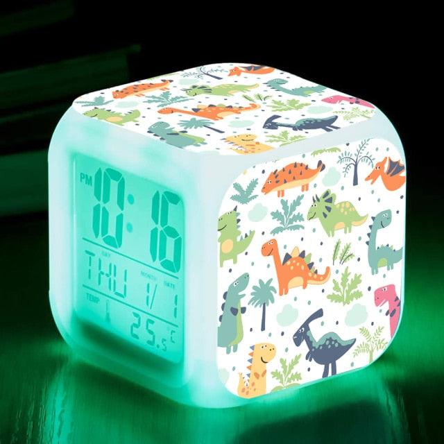 Dinosaur Kids Alarm Clock – Digital Night Light & Sleep Trainer for Children