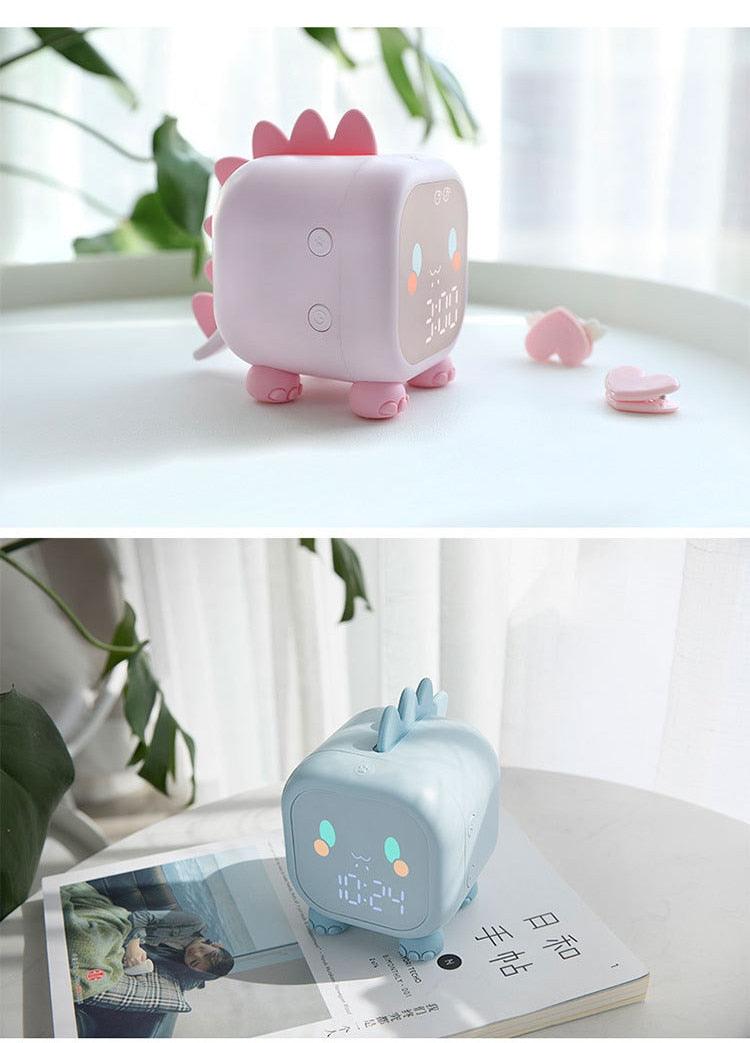 Dinosaur Kids Alarm Clock – Digital Night Light & Sleep Trainer for Children