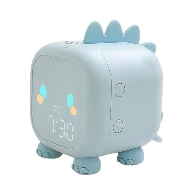 Dinosaur Kids Alarm Clock – Digital Night Light & Sleep Trainer for Children