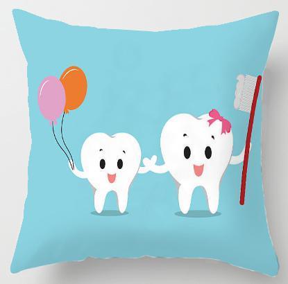 Tooth Fairy Pillow Cover for Kids – Velvet Cushion Cover with Hidden Tooth Pocket