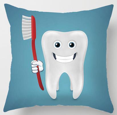 Tooth Fairy Pillow Cover for Kids – Velvet Cushion Cover with Hidden Tooth Pocket