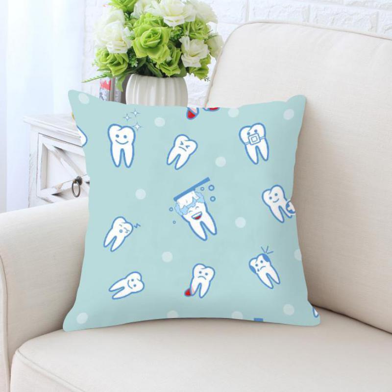 Tooth Fairy Pillow Cover for Kids – Velvet Cushion Cover with Hidden Tooth Pocket
