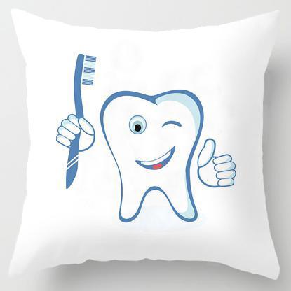 Tooth Fairy Pillow Cover for Kids – Velvet Cushion Cover with Hidden Tooth Pocket