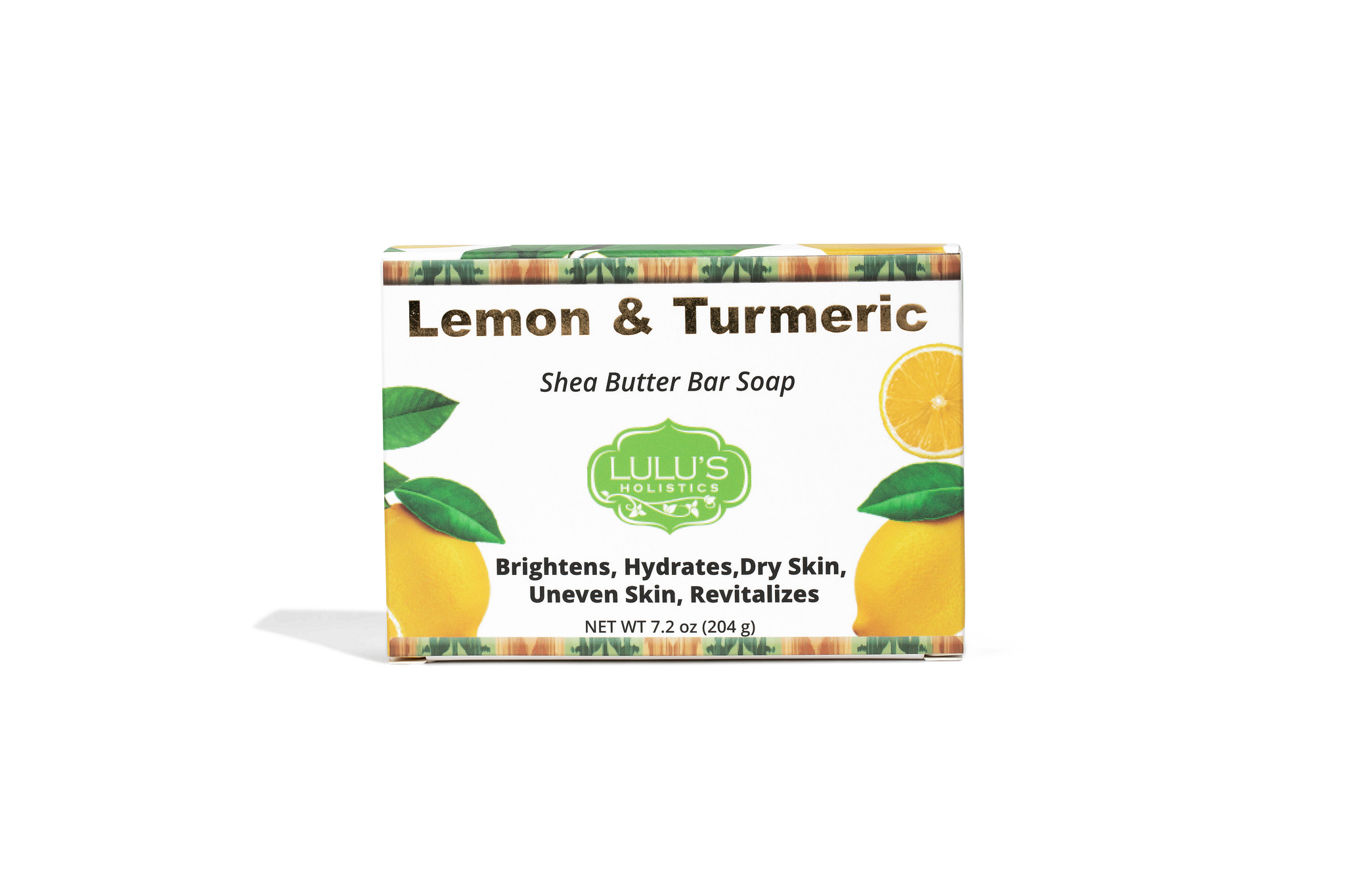 Lemon Turmeric Shea Butter Bar Soap | Brightening & Even Skin Tone — Made in USA