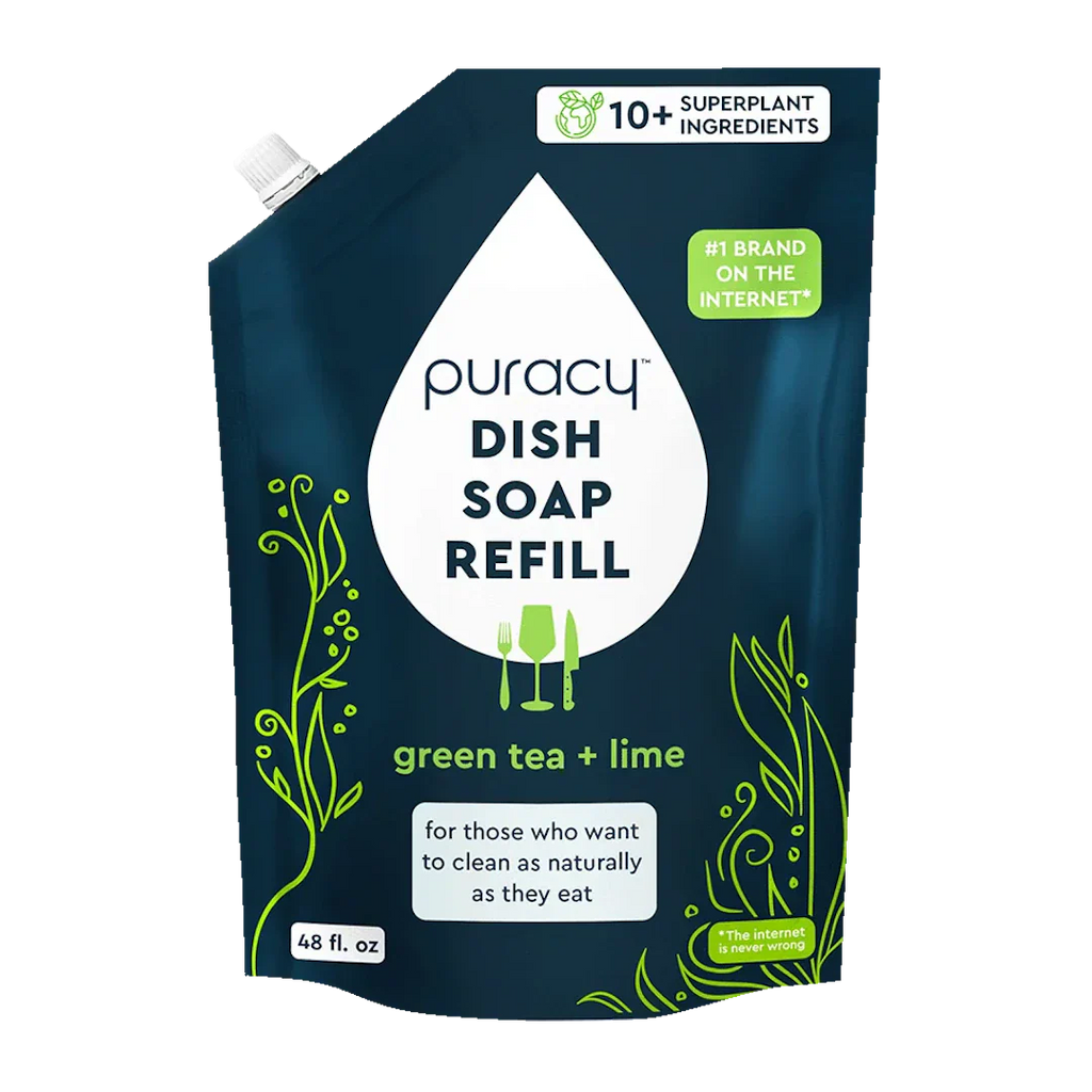 Puracy Natural Dish Soap | Plant-Based, Concentrated Formula — 5 Scents