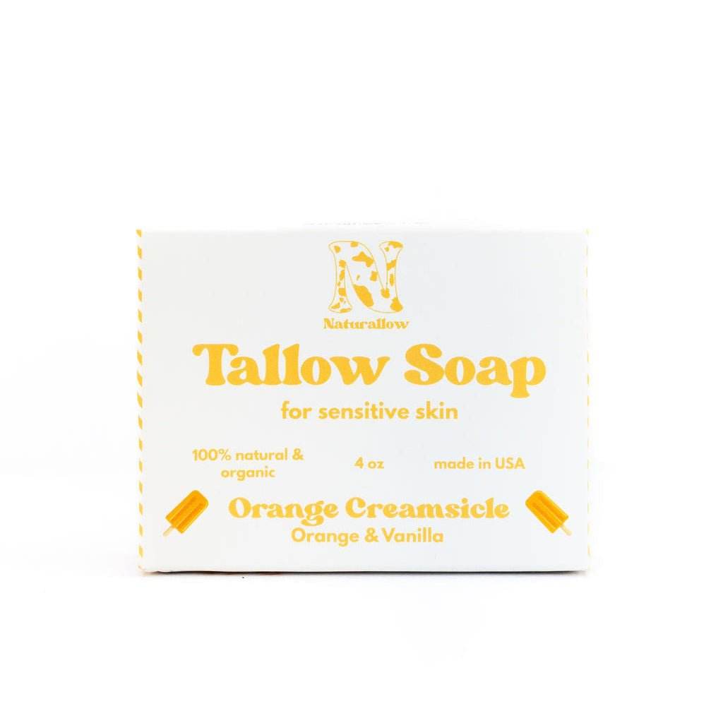 Grass-Fed Tallow Soap Bar | All-Natural, Sensitive Skin Safe — 4oz | 5 Scents