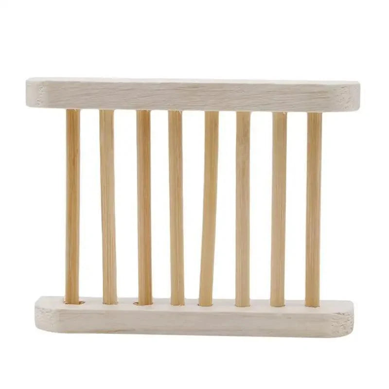 Handcrafted Natural Pine Wood Soap Dish | Slotted Self-Draining Soap Holder