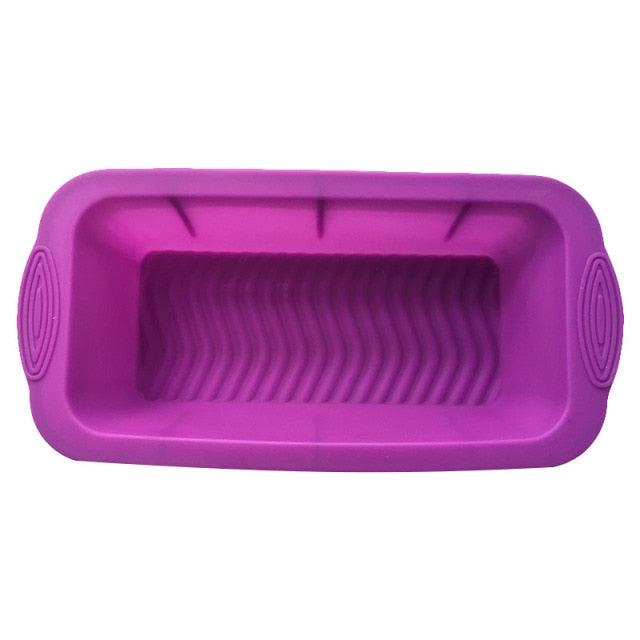 Non-Stick Silicone Bread & Loaf Pan – Rectangular Baking Mold