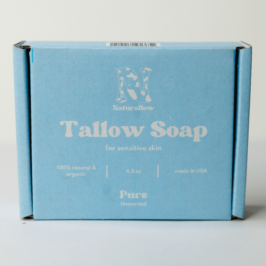 Grass-Fed Tallow Soap Bar | All-Natural, Sensitive Skin Safe — 4oz | 5 Scents