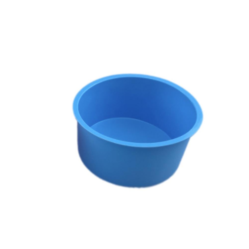 4-Inch Round Silicone Baking Mold | Non-Stick, Reusable Cake Pan — Blue or Red