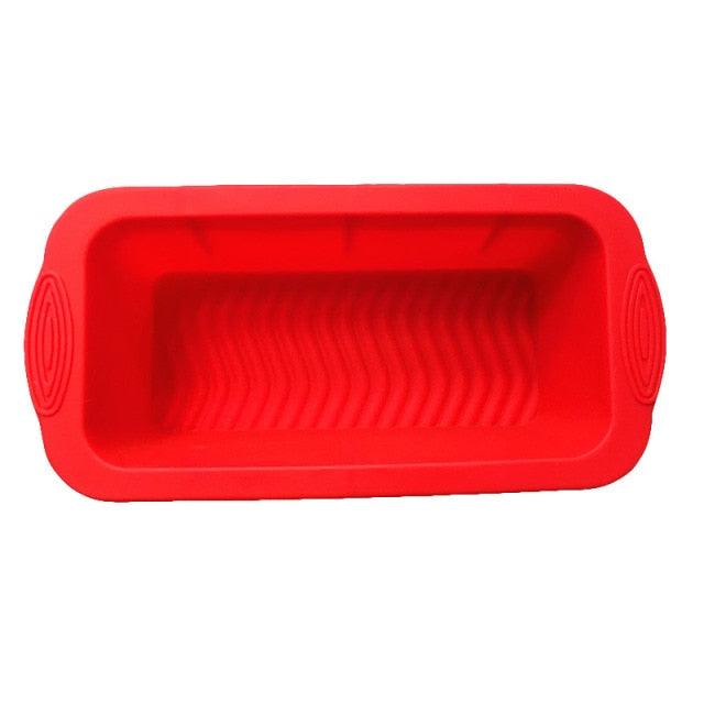 Non-Stick Silicone Bread & Loaf Pan – Rectangular Baking Mold