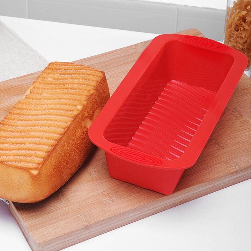 Non-Stick Silicone Bread & Loaf Pan – Rectangular Baking Mold
