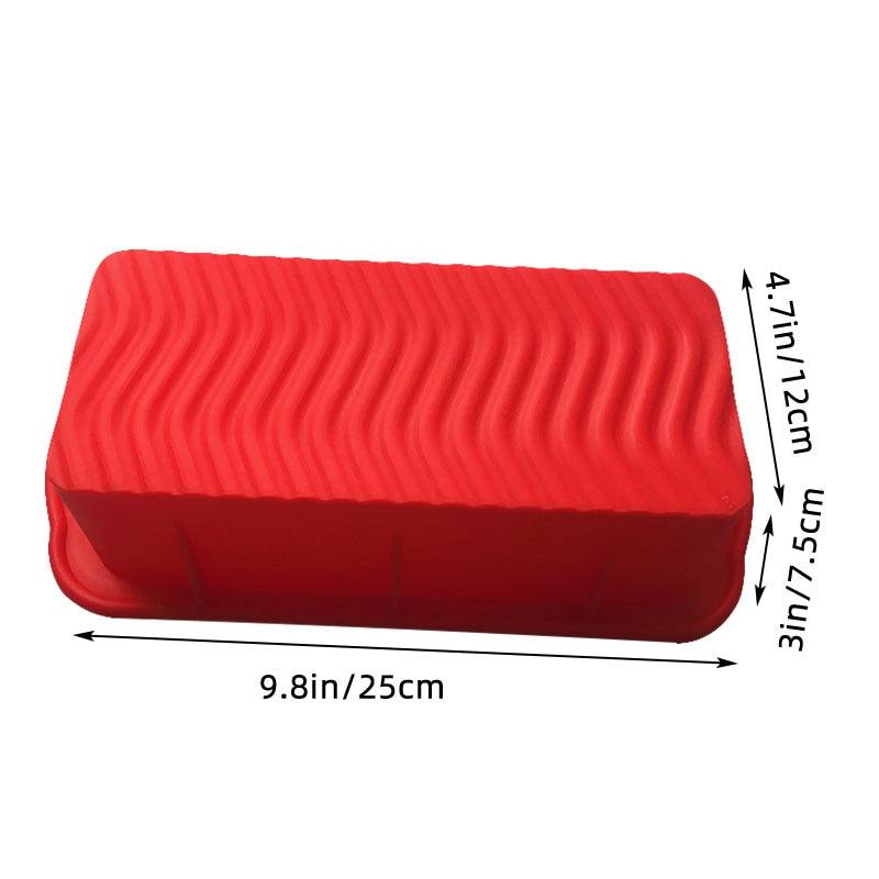 Non-Stick Silicone Bread & Loaf Pan – Rectangular Baking Mold