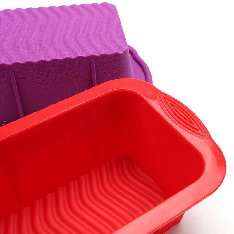 Non-Stick Silicone Bread & Loaf Pan – Rectangular Baking Mold