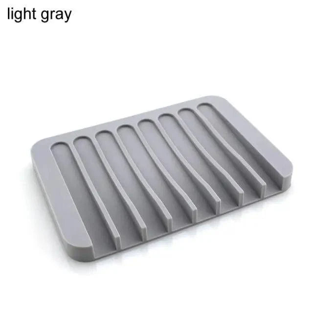 Lotus-Shape Silicone Soap Dish | Self-Draining, Non-Slip, Multi-Use — 9 Colors