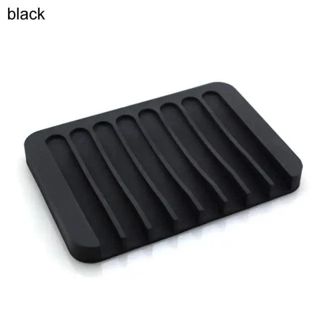 Lotus-Shape Silicone Soap Dish | Self-Draining, Non-Slip, Multi-Use — 9 Colors